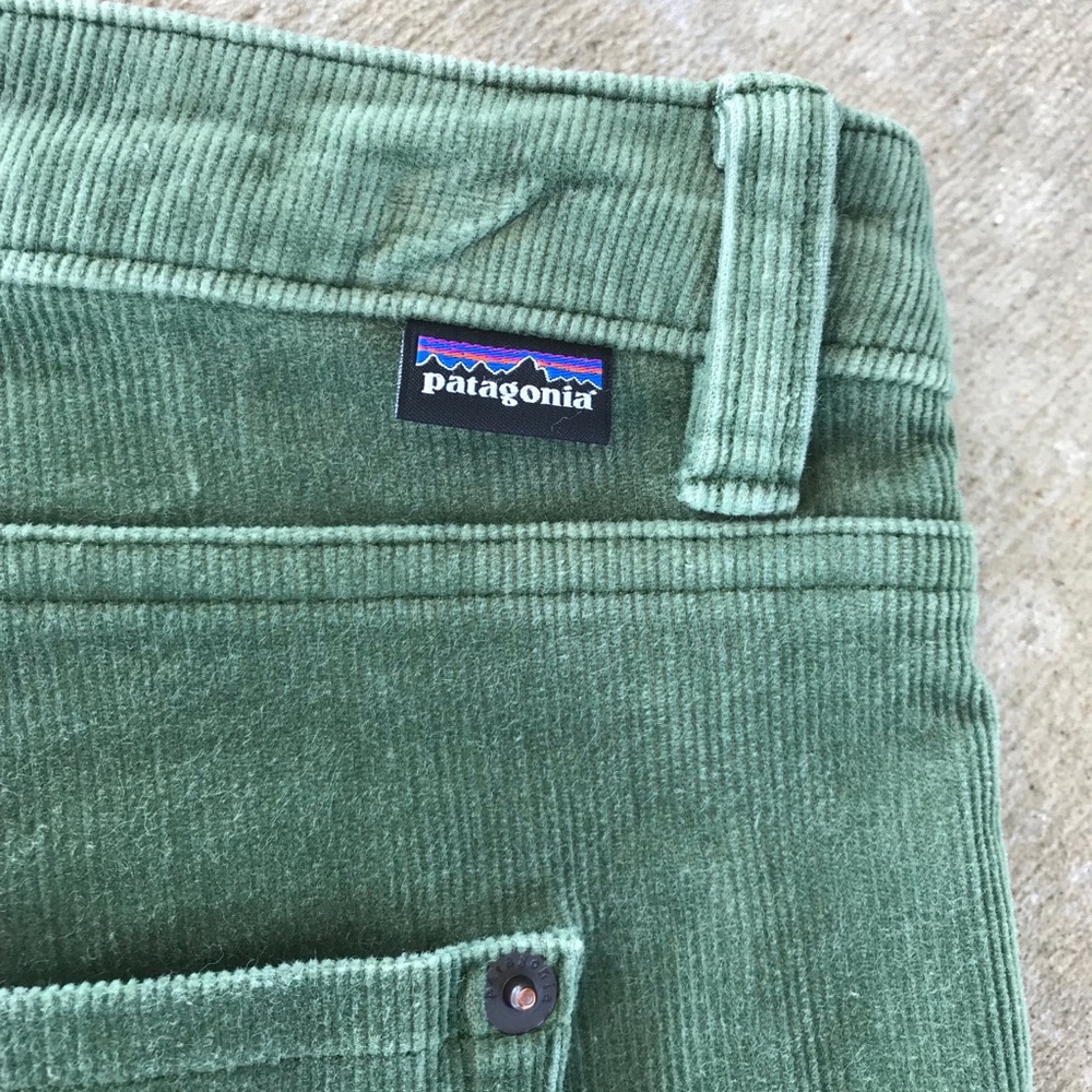 Patagonia Olive Corduroy Pants Sz 30